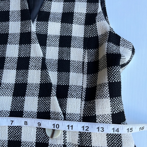 Zara | Checked Waistcoat - Picture 13 of 14